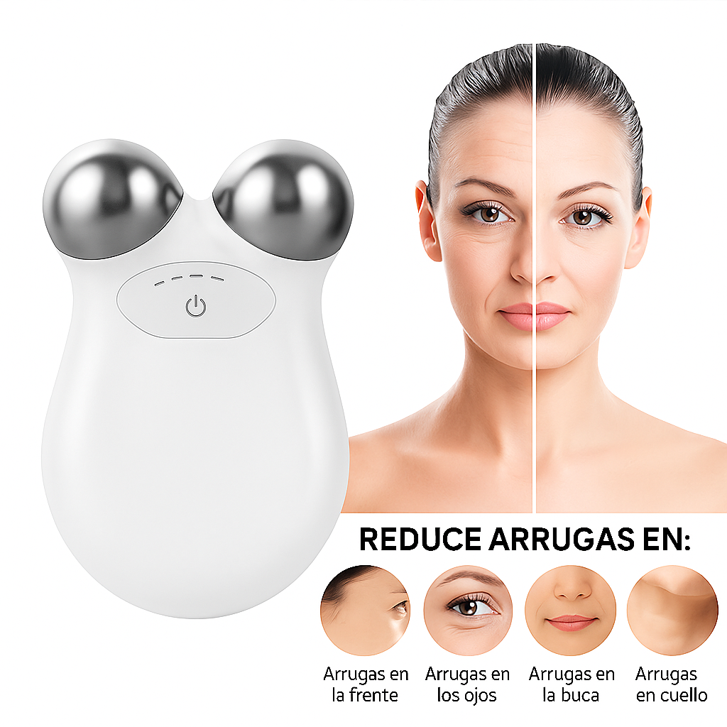 MASAJEADOR FACIAL ELÉCTRICO QUE TONIFICA Y REVITALIZA TU PIEL